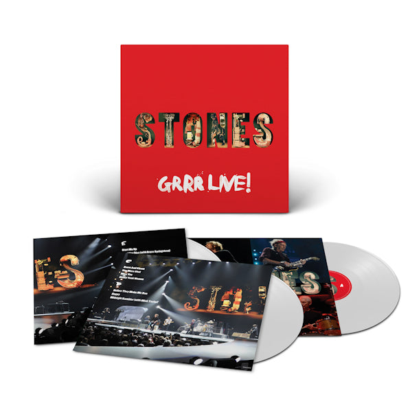 Rolling Stones - Grrr live! (180gr. Opaque White Vinyl, High Quality, Gatefold Sleeve, Coloured Vinyl LP)
