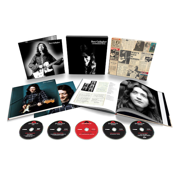 Rory Gallagher - Rory gallagher (4cd+Dvd/32pg. Hardcover Book/50 Minute Dvd Live @Pop 2, CD+Dvd, Deluxe Edition, Remastered CD)