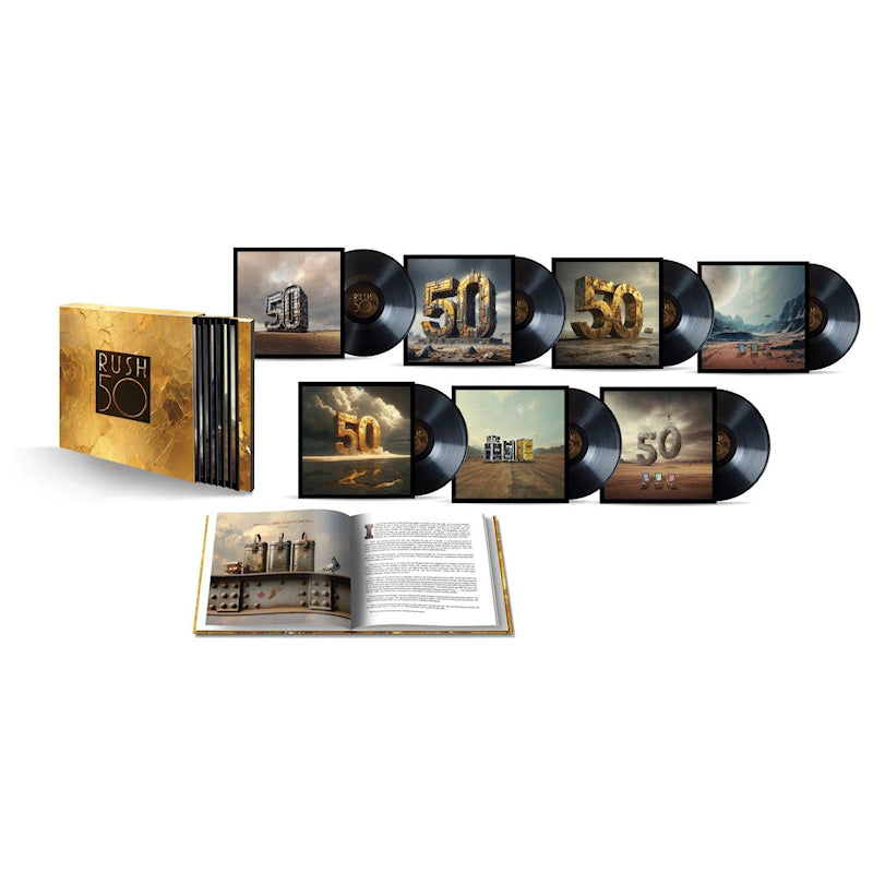 Rush - Rush 50 (180g + Book, High Quality, Box Set, Deluxe Edition LP)