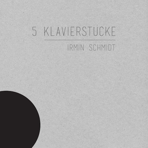 Irmin Schmidt - 5 klavierstucke (LP)