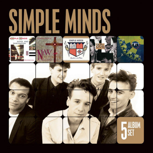 Simple Minds - 5 album set (Sons & ../New Gold../Sparkle In../Once Upon../Street.. CD)