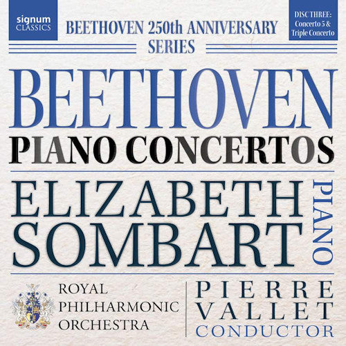 Elizabeth Sombart - Beethoven piano concertos vol.3 (.. Concertos Vol.3 / Royal Philharmonic Orchestra CD)