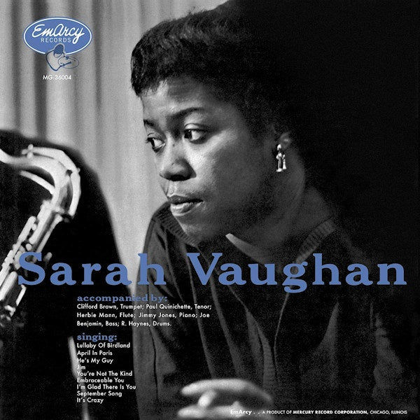Sarah Vaughan & Clifford Brown - Sarah vaughan (Acoustic Sounds / 180gr., High Quality, Remastered, Gatefold Sleeve LP)