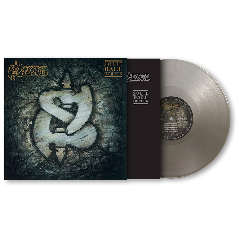 Saxon - Solid ball of rock (High Quality, Insert, Coloured Vinyl, Limited Edition LP)