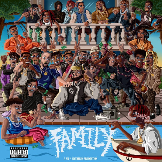 Dj Scheme - Family (Family.. / White & Blue Splatter, Coloured Vinyl LP)