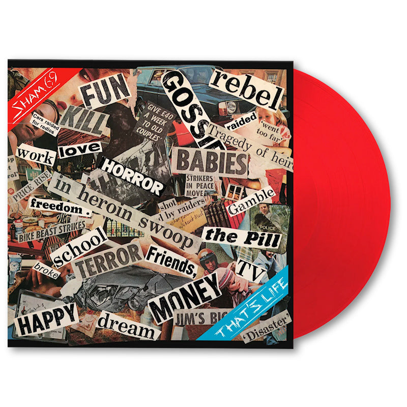 Sham 69 - That's life (High Quality, Transparent, Coloured Vinyl, Gatefold Sleeve, Reissue LP)