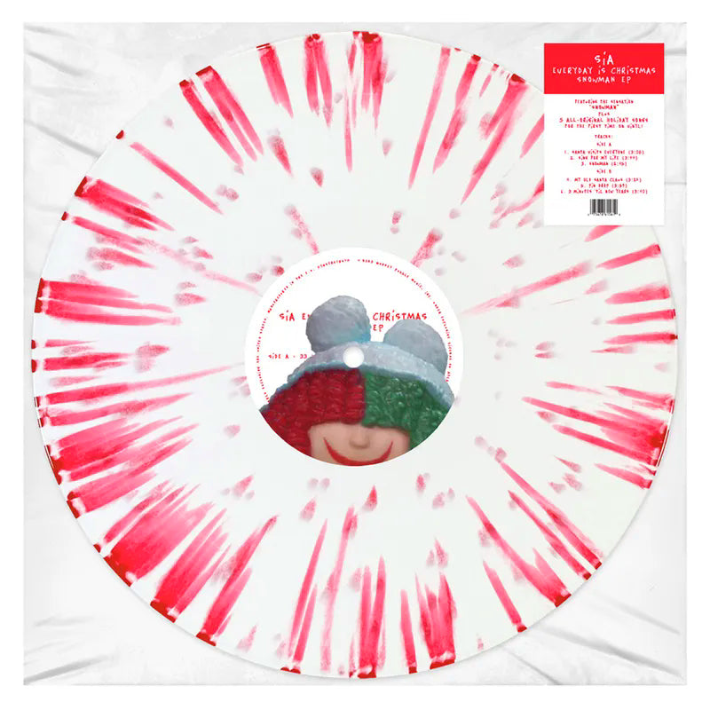 Sia - Everyday Is Christmas (Snowman EP) (.. Christmas / Red & White Splatter Vinyl / Blf 23, Coloured Vinyl 12-inch maxi-single)