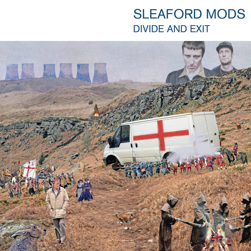 Sleaford Mods - Divide and exit (transparent red)(plus flexi) (Red, Transparent, Coloured Vinyl LP)