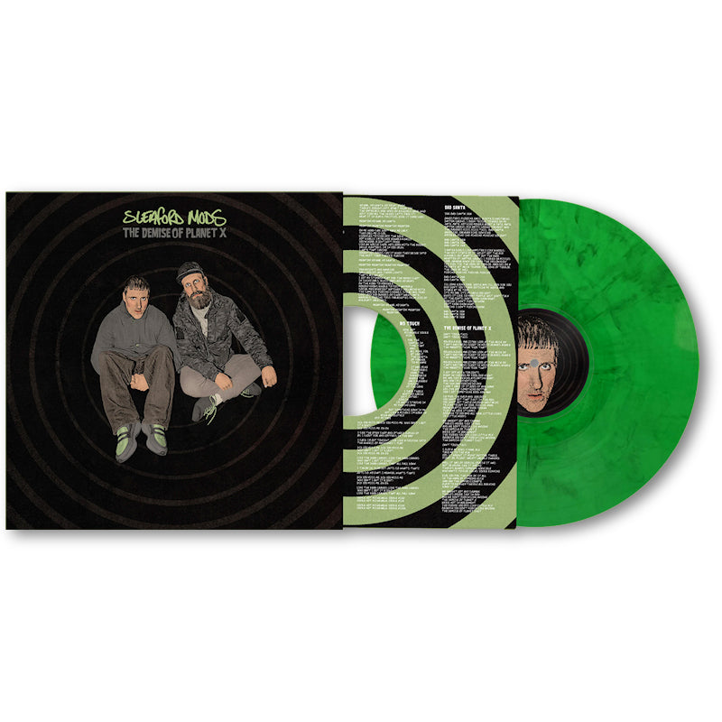 Sleaford Mods - The demise of planet x (neon green marble) (Coloured Vinyl, Limited Edition LP)