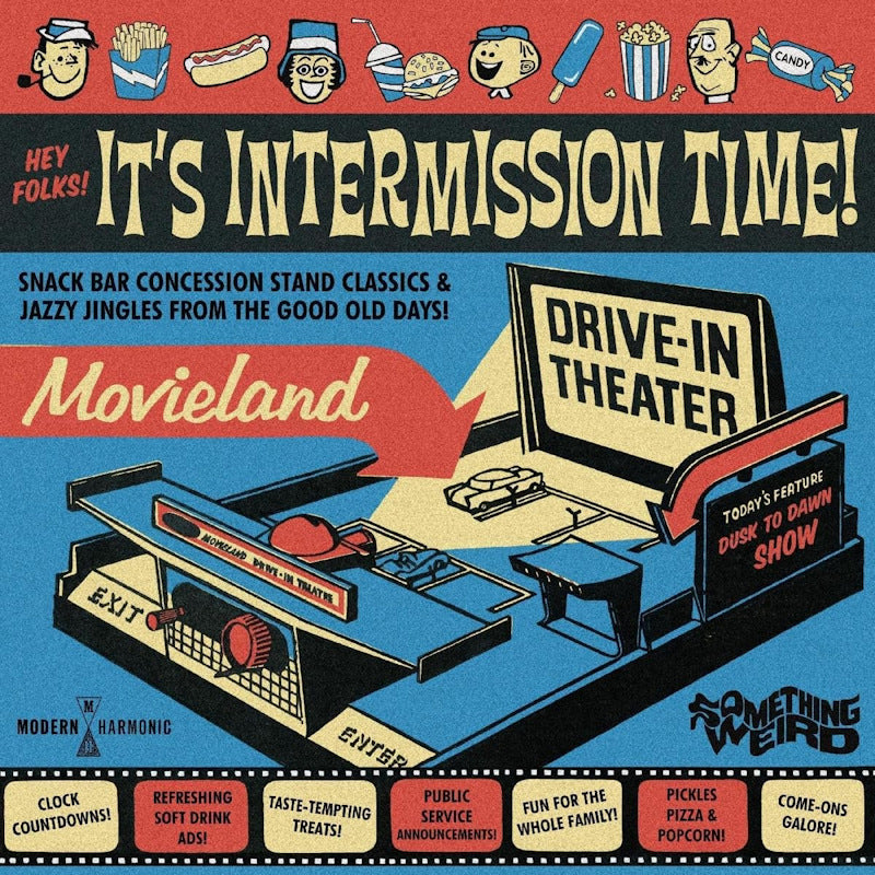 Something Weird - Hey folks! It's intermission time! (.. It's Intermission Time! / Yellow Vinyl, Coloured Vinyl LP)