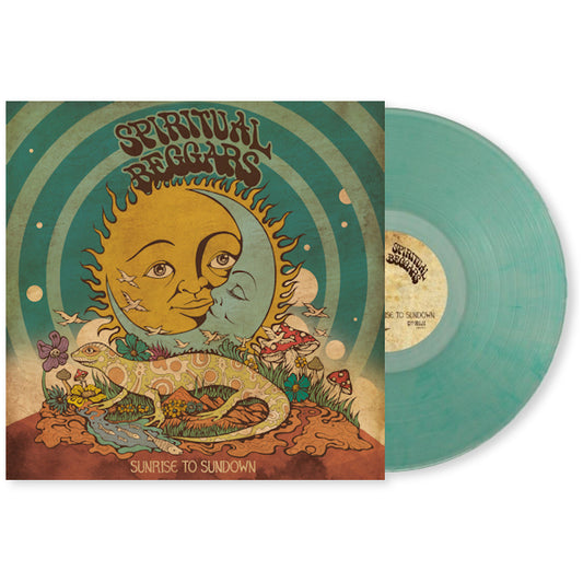Spiritual Beggars - Sunrise to sundown (.. Sundown / 180gr. Coke Bottle Clear & Green W/ Poster, High Quality, Transparent, Coloured Vinyl, Gatefold Sleeve LP)