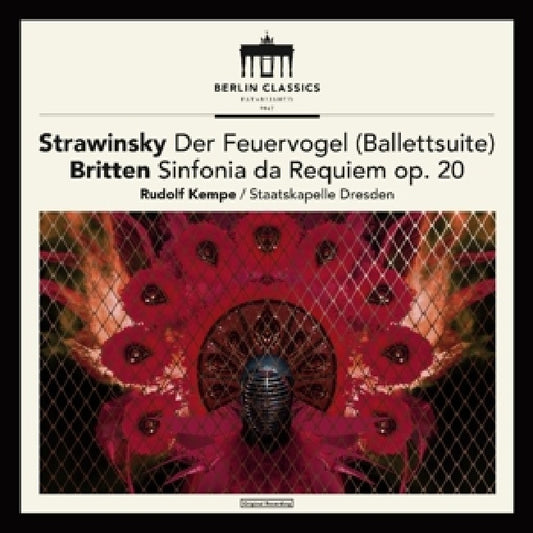 Stravinsky/britten - Firebird/sinfonia da requiem op.20 (Staatskapelle Dresden/Rudolf Kempe, Digipak CD)