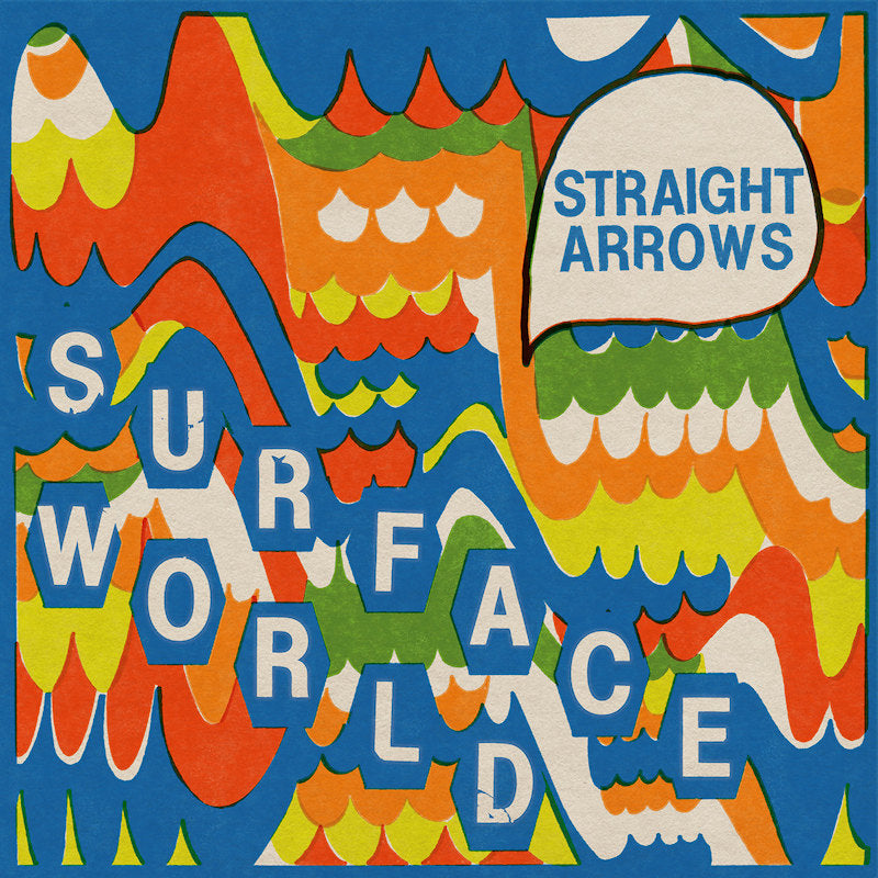 Straight Arrows - Surface world (Blue, Coloured Vinyl LP)