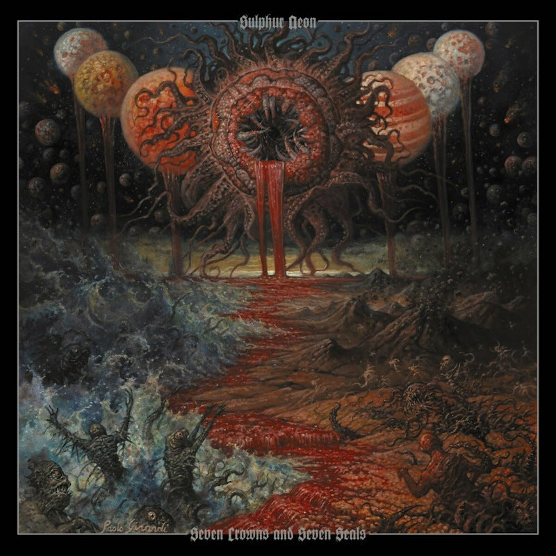 Sulphur Aeon - Seven crowns and seven seals (.. and Seven Seals / Red/ Black Vinyl LP)