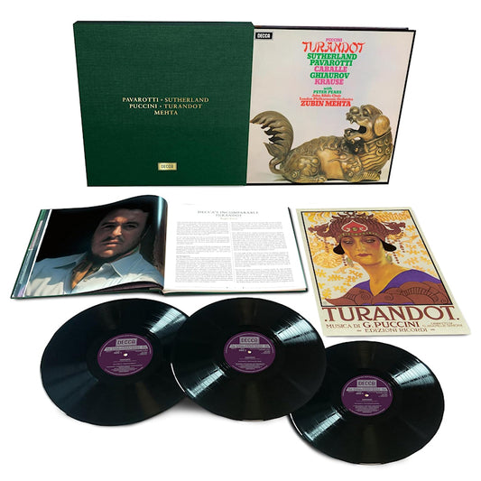 Joan Sutherland, Montserrat Caballe, Luciano Pavar - Puccini: turandot (LP)