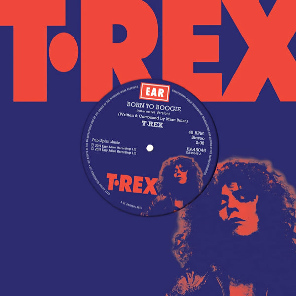 T. Rex - Born to boogie -coloured- (.. Boogie / Blue Vinyl, Coloured Vinyl 7-inch single)