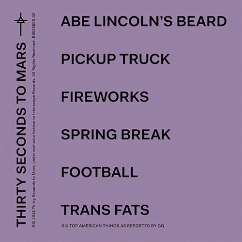 Thirty Seconds To Mars - America (12 Track Version, 6 Different Potential Covers CD)