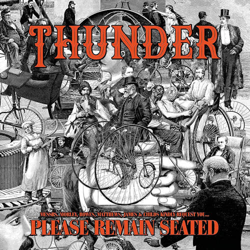 Thunder - Please remain seated (.. Seated / Transparent Orange Vinyl, Limited Edition, Coloured Vinyl, Transparent LP)