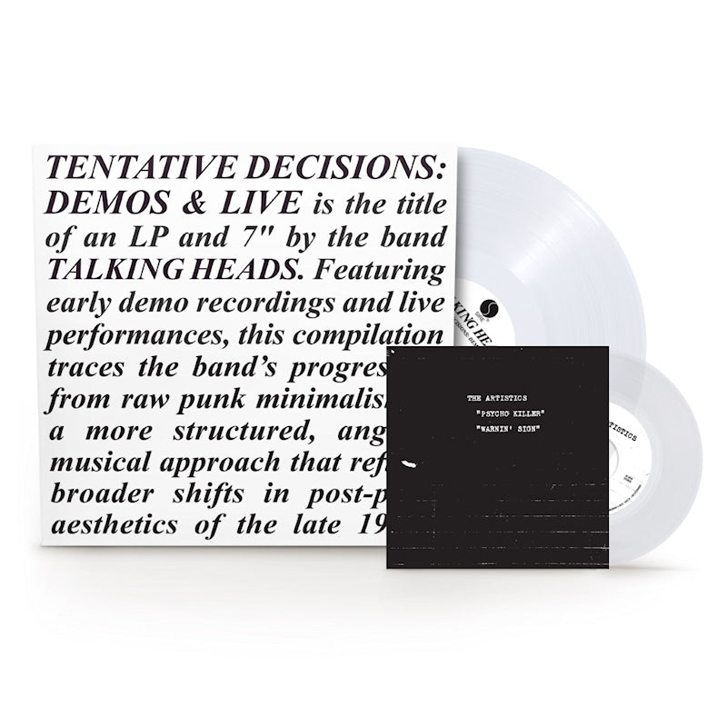 Talking Heads - Tentative decisions: 1974-1976 (Black Friday LP)