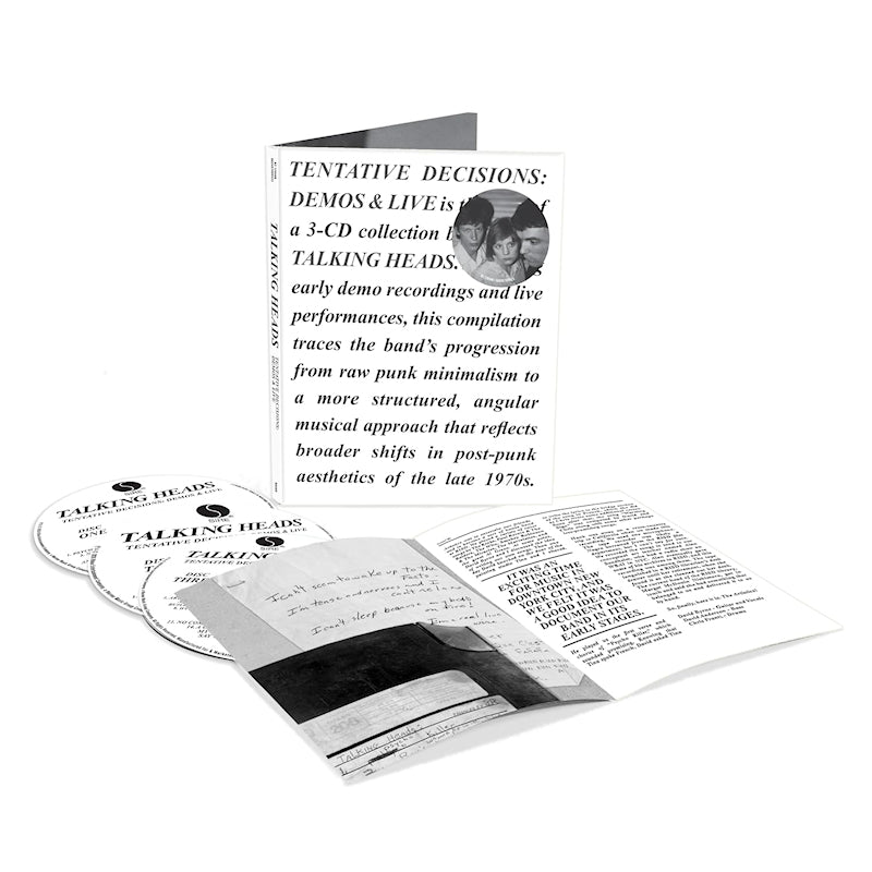 Talking Heads - Tentative decisions: demos & live (Softpack CD)