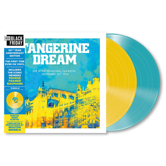Tangerine Dream - Live at kelvin hall, glasgow (Blue Yellow Liner Notes, Coloured Vinyl, Black Friday, Limited Edition LP)