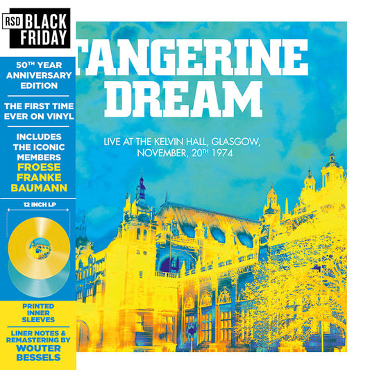 Tangerine Dream - Live at kelvin hall, glasgow (Blue Yellow Liner Notes, Coloured Vinyl, Black Friday, Limited Edition LP)