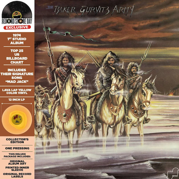 Baker Gurvitz Army - The baker gurvitz army (Yellow & Orange Vinyl / Rsd 23, Gatefold Sleeve, Obi Strip, Coloured Vinyl LP)