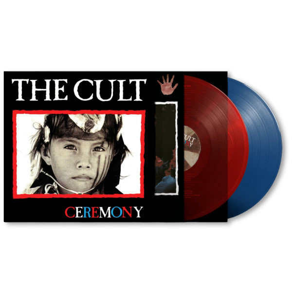 Cult - Ceremony -2023 coloured 2lp reissue- (Tranparent Red / Blue Vinyl, Coloured Vinyl LP)