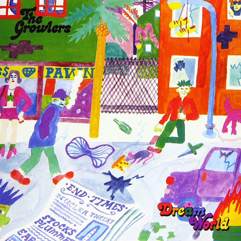 Growlers - 7-dream world / random everyone (.. Everyone / Sky Blue Swirl Vinyl, Coloured Vinyl 12-inch maxi-single)