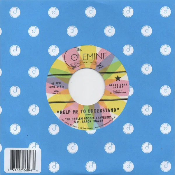 The Harlem Gospel Trevelers Featuring Aaron Frazer - 7-help me to understand (12-inch maxi-single)