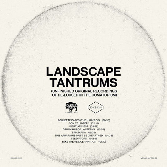 Mars Volta - Landscape tantrums (.. Tantrums  - Unfinished Original Recordings of De-Lou, Transparent LP)