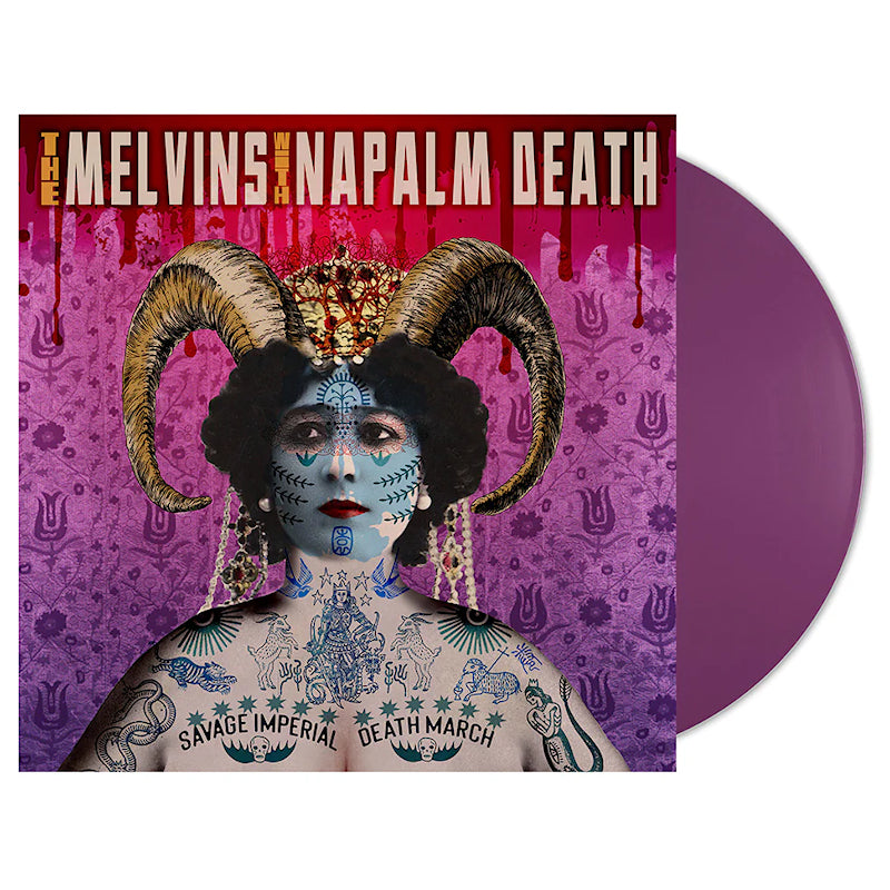 Melvins & Napalm Death - Savage imperial death march (orchid) (Coloured Vinyl LP)