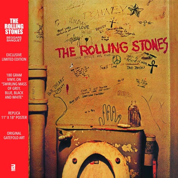 Rolling Stones - Beggars banquet (180gr. Black, White, Blue, Grey Swirl / Rsd 23, Rsd, Coloured Vinyl, High Quality, Limited Edition LP)