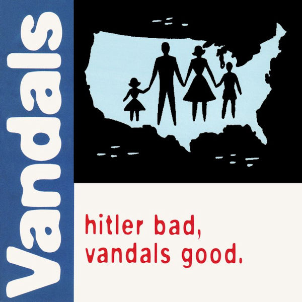 Vandals - Hitler bad, vandals good (..Vandals Good / 25th Anniversary / Blue/White Splatter, Coloured Vinyl LP)