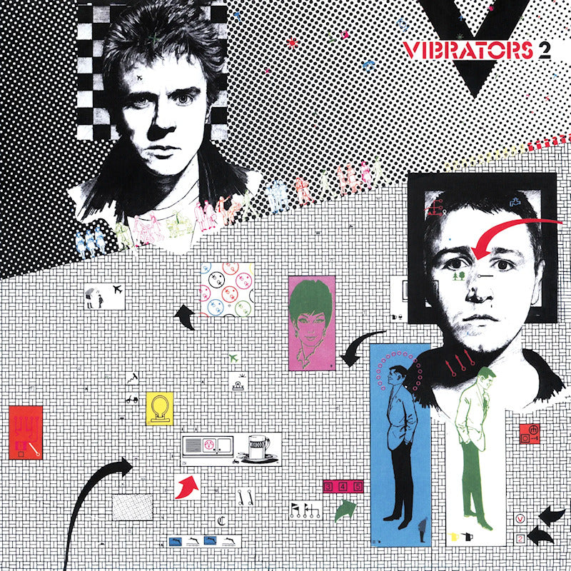 Vibrators - V2 (Red 180g, High Quality, Transparent, Coloured Vinyl, Insert LP)