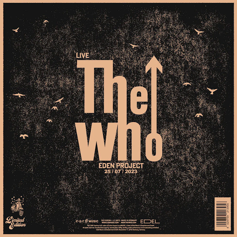 Who - Live at eden project 25 / 07 / 2023 (High Quality, Gatefold Sleeve, Limited Edition LP)