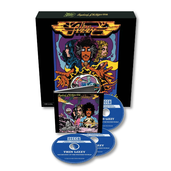Thin Lizzy - Vagabonds of the western world -50th anniversary- (.. the Western World / 50th Anniversary / 3cd+Blry, Deluxe Edition", "Fanbox", "Anniversary Edition", "Reissue", "Limited Edition CD)