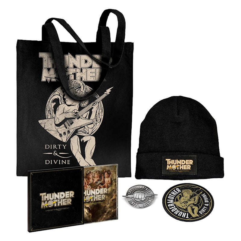 Thundermother - Dirty & divine (Beanie Tote Bag Patch Pin(S)/Button(S), Deluxe Edition CD)