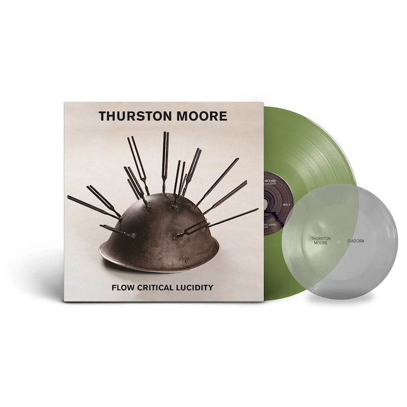 Thurston Moore - Flow critical lucidity (+ clear flexi 7")(green) (7"+Lp Clear Green, Coloured Vinyl LP)