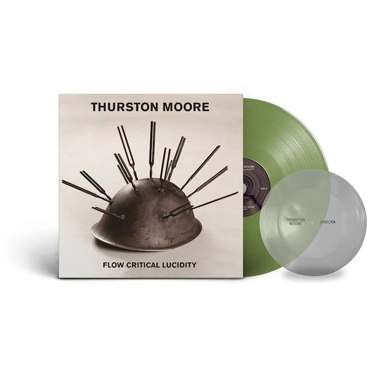 Thurston Moore - Flow critical lucidity (+ clear flexi 7")(green) (7"+Lp Clear Green, Coloured Vinyl LP)