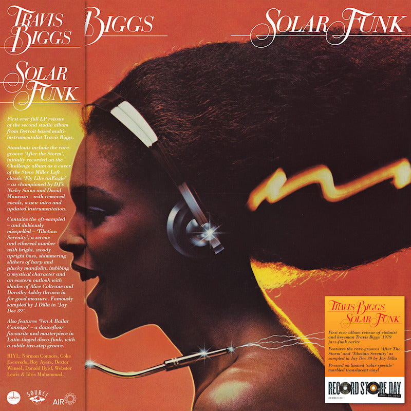 Biggs, Travis - Solar Funk (Transparent, Coloured Vinyl, Rsd LP)