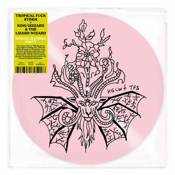 Tropical Fuck Storm + King Gizzard & The Lizard Wizard - Satanic slumber party (.. Slumber Party /Pink Vinyl, Coloured Vinyl 12-inch maxi-single)