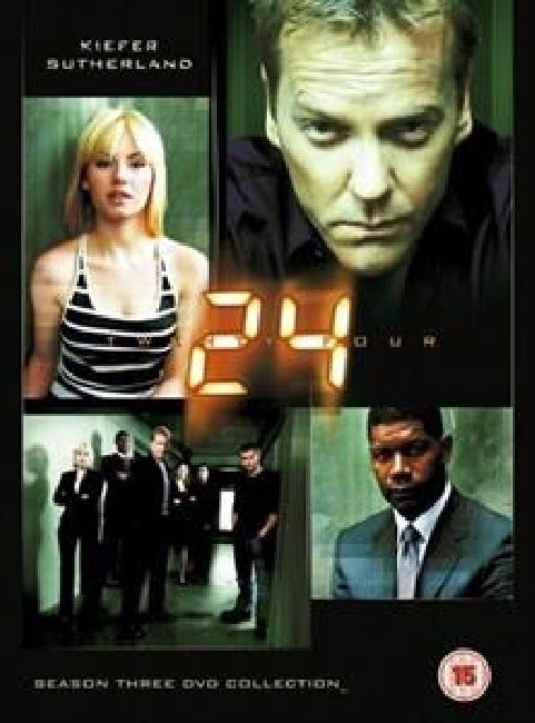 Tv Series - 24 - season 3 (Uk Version /Cast: Kiefer Sutherland DVD movie)