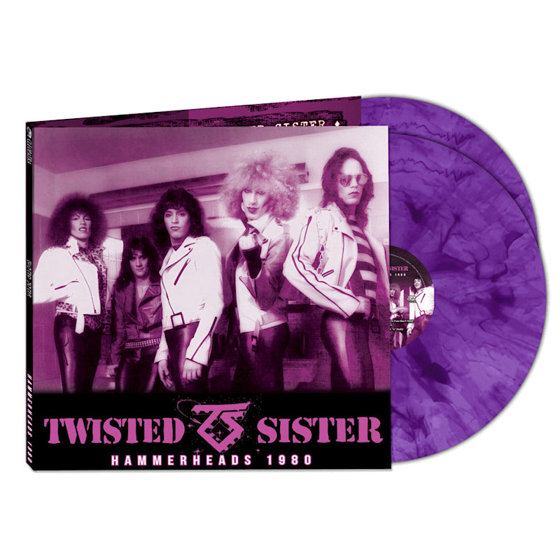 Twisted Sister - Hammerheads 1980 (purple marble) (Coloured Vinyl LP)