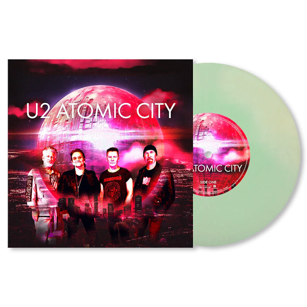 U2 - Atomic city (Photoluminescent Transparent Vinyl, Transparent, Coloured Vinyl 12-inch maxi-single)