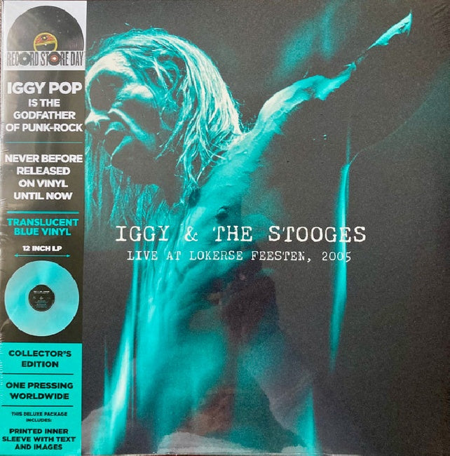 Iggy & The Stooges - Live At Lokerse Feeste... - TURQUOISE (LP)