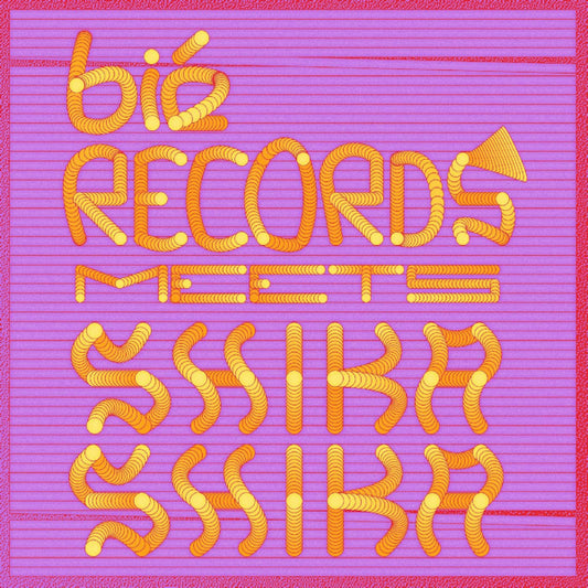 V/A (Various Artists) - Bie records meets shika shika (.. Shika Shika / 180gr. Transparent Red Vinyl, High Quality, Transparent, Coloured Vinyl LP)