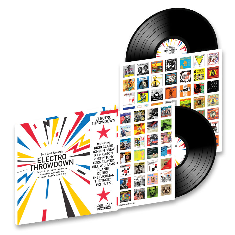 Various - Electro throwdown sci-fi inter-planetary electro a (LP)
