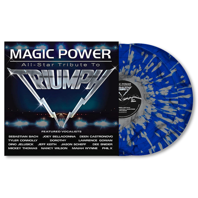 Various - Magic power: all star tribute to triumph (Dark Blue White, Coloured Vinyl LP)