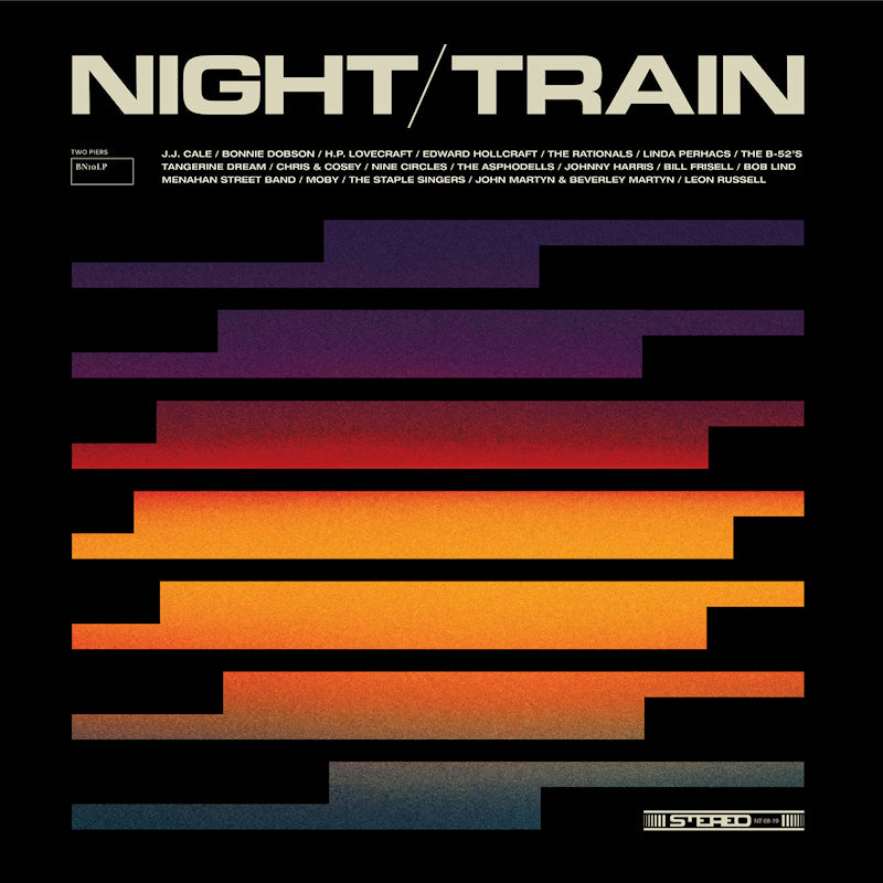 V/A (Various Artists) - Night train: transcontinental landscapes 1968 - 2019 (Petrol Green Magenta, Transparent, Coloured Vinyl LP)